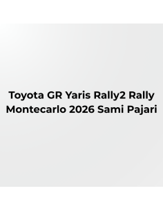 Toyota GR Yaris Rally2 Pajari Monte Carlo 2026