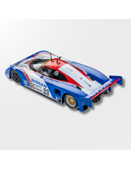 vista lateral y trasera Nissan R89C n.23 Spa 1989