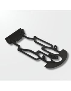 Chassis 3D NFS Mosler MT900 vista superior