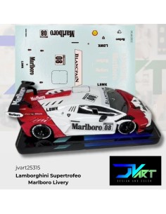 Calcas Lamborghini Super Trofeo Marlboro Livery | JVart