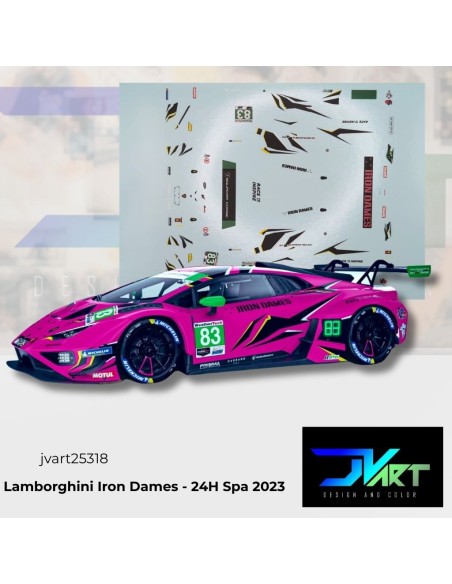 Calcas JVART Lamborghini Iron Dames 24H Spa 2023