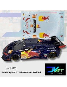 Calcas JVART Lamborghini GT2 Red Bull Scaleauto