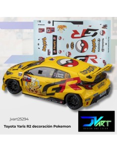 Calcas JVART Toyota Yaris R2 Avant Slot Pokémon