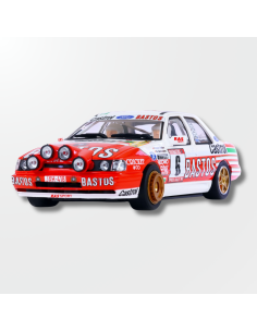 Ford Sierra Cosworth 4x4 Bastos Ypres 1991 vista lateral.