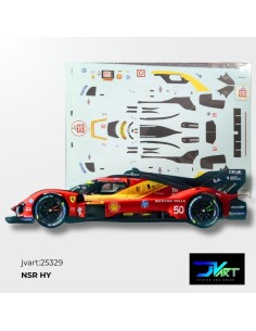 Ferrari 499P WEC 2026 #50 Fuoco/Molina/Nielsen decals jvart