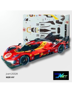 Ferrari 499P WEC 2026 decals no. 51 Pier Guidi · JVart