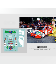 Detalle calcas Peugeot 306 Maxi Ponce 1999.