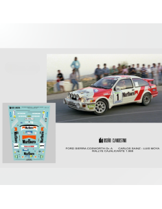 Pliego de calcas Ford Sierra Carlos Sainz Caja Alicante.