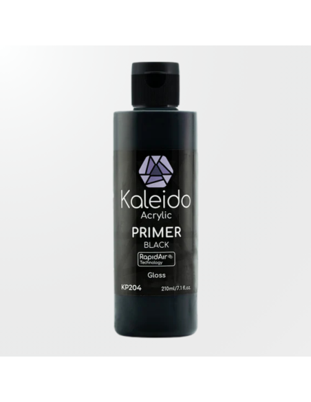 KP204 Imprimación Negro Brillante Rapidair Kaleido 210ml