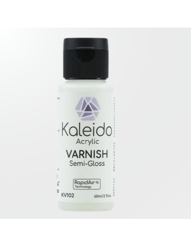 bote de KV102 Barniz semi brillo Kaleido Colorworks RapidAir 60ml