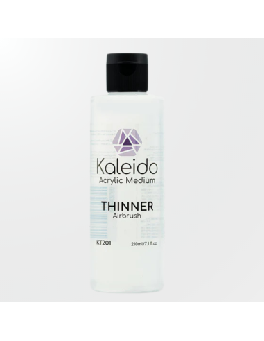 Bote de Kaleido KT201 Rapidair de 210ml para limpieza de aerógrafos.