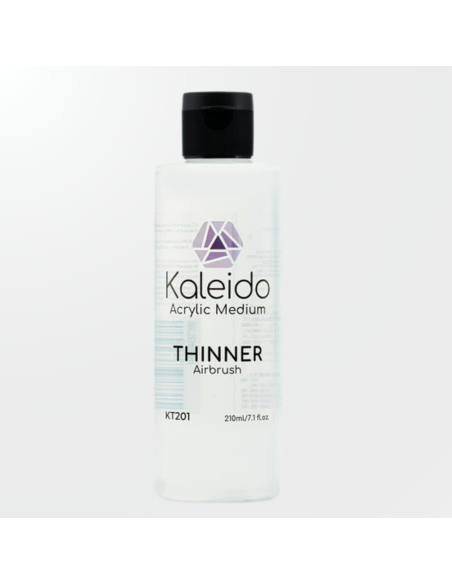 Bote de Kaleido KT201 Rapidair de 210ml para limpieza de aerógrafos.
