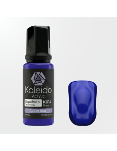 Frasco de 20ml de pintura Kaleido K014 Azul Cobalto con tecnología RapidAir™.