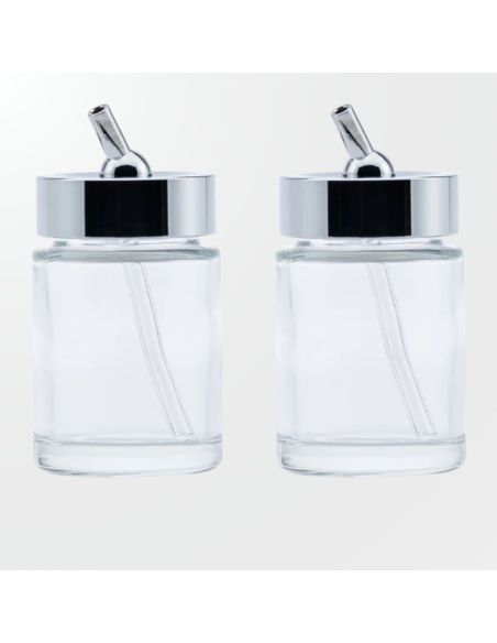 Set de dos copas de succión Gaahleri con tapa metálica.