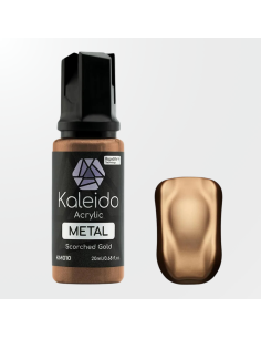 Bote de pintura KM010 Oro Quemado de 20ml de la serie Kaleido Colorworks RapidAir.