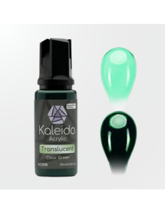 Bote de 20ml de Pintura Kaleido KC006 Verde traslúcido para aerógrafo.
