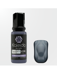 Presentación del frasco de 20ml de la serie Kaleido RapidAir™ K108 Titanio