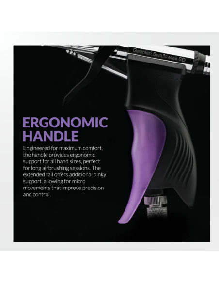 Aerógrafo Profesional Alimentación Lateral Gaahleri