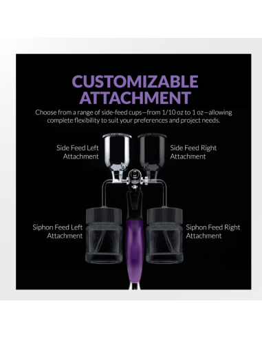 Gaahleri Professional Side Feed Airbrush