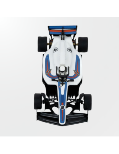Vista frontal del Formula 22/26 Martini Racing White Livery n 8