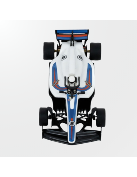 Vista frontal del Formula 22/26 Martini Racing White Livery n 8