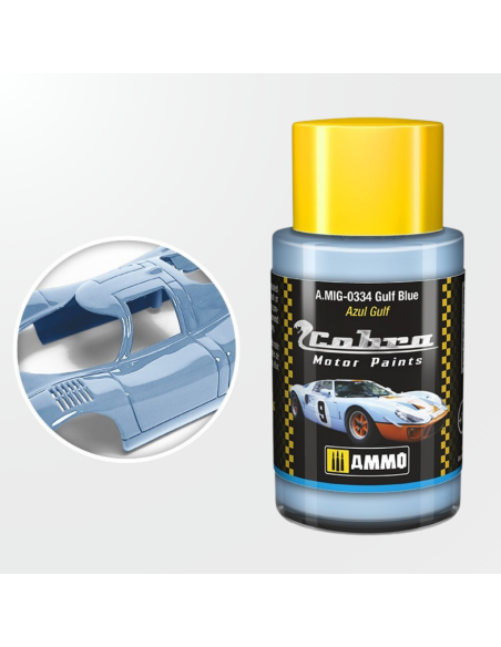 Frasco de cristal de 30 ml de pintura acrílica AMIG0334 para decoración de modelos de competición.
