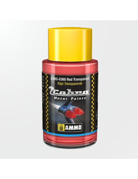 Cobra Motor Rojo Transparente AMIG0360 | AMMO