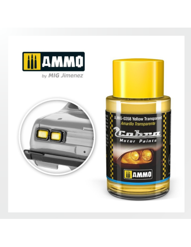 Cobra Motor Amarillo Transparente AMIG0358 | AMMO