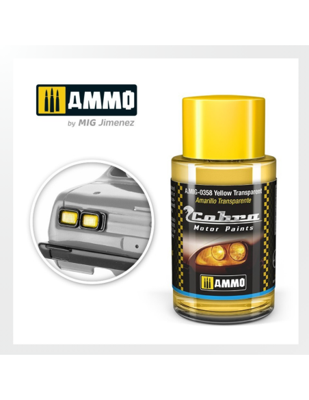Cobra Motor Amarillo Transparente AMIG0358 | AMMO