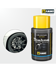 Cobra Motor Gris Goma – Pintura para caucho AMIG0338