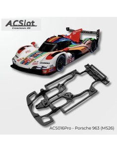 3D chassis ACS016PRO Porsche 963 Scaleauto | ACSlot