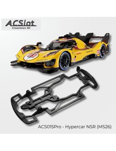 Chasis 3D Hypercar NSR para Cuna Slot.it y RT3 ACS015Pro