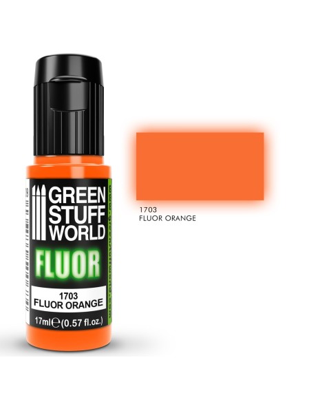 Pintura Fluor Naranja Green Stuff World GS1703 | Modelismo