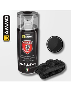 Matte Black Spray Primer Titans Hobby AMMO TTH100