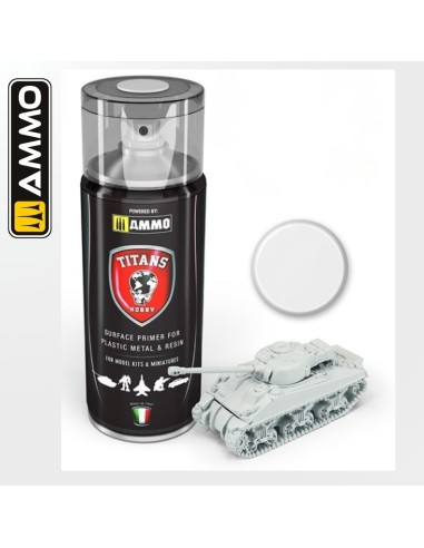 Imprimación Spray Blanco Mate Titans Hobby AMMO TTH101