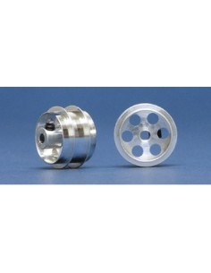 3/32 ULTIMATE ALUM. REAR WHEELS LARGER & DRILLED 1