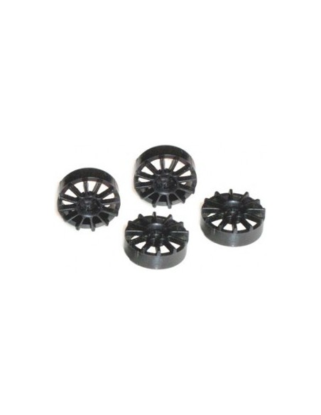 17"  12 spokes black (4)