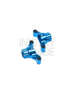 Manguetas delanteras en aluminio para TT02
