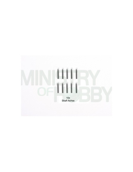 RC 2x10mm Shaft