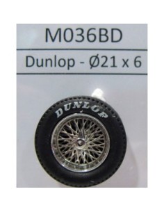 2 llantas Radios con neumáticos C2 Classic 21x6 Dunlop