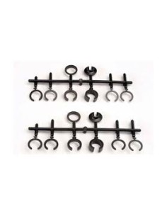 Spring retainers, upper & lower (2)/ spring pre-lo