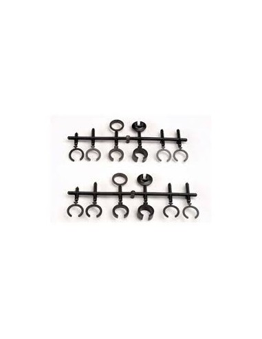 Spring retainers, upper & lower (2)/ spring pre-lo