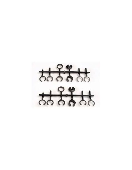 Spring retainers, upper & lower (2)/ spring pre-lo