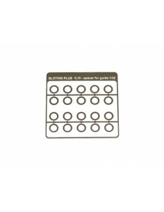 Separador acero inox 0,2mm para guia 1/32 (x20)